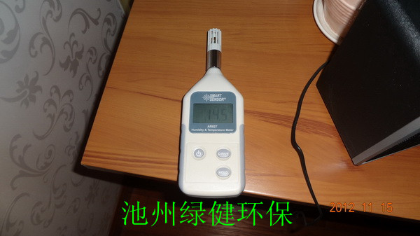 啤酒廠室內(nèi)空氣檢測現(xiàn)場